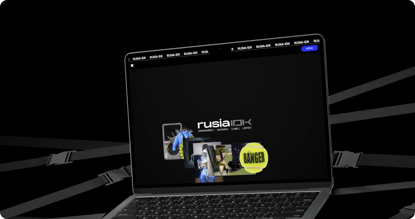 Rusia IDK — creative direction and digital presence visual